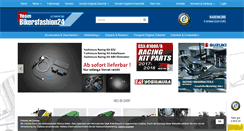 Desktop Screenshot of bikersfashion24.de